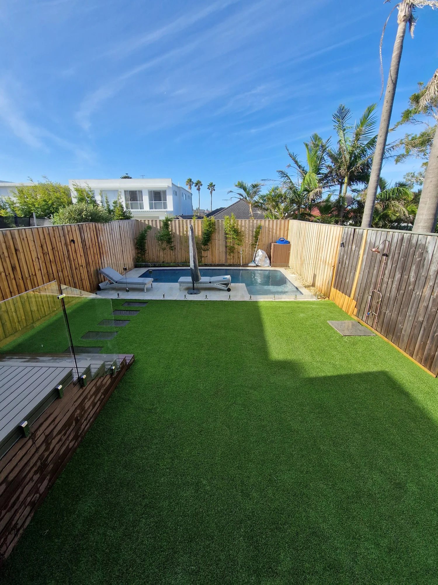 Poolside artificial grass, Mandurah