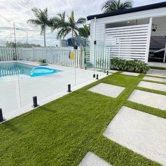 Artificial grass installation photo 3