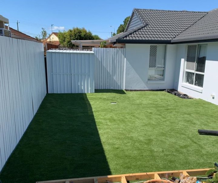 Artificial grass installation photo 10